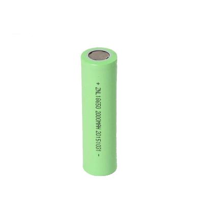 Cina Litio ricaricabile Ion Battery di 2000mAh 3,7 V 18650 in vendita