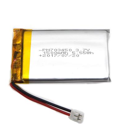 China Polymer Battery PL703450 3000mAh 3.7 V Lithium Ion Polymer Battery for sale