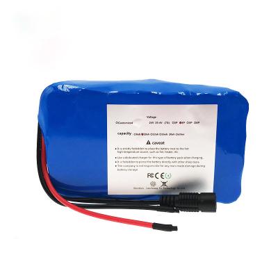 China 27.25V Charging 10Ah 24V Battery Pack Sony 18650 for sale