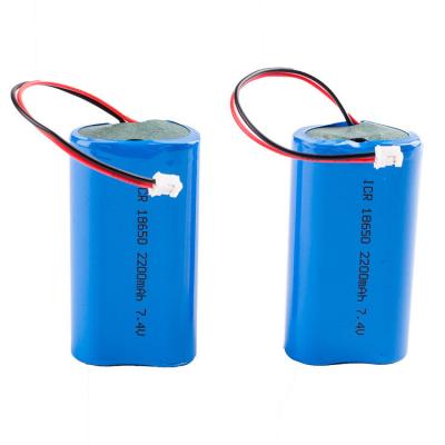 China Rechargeable Panasonic 7.4V 2200mAh 18650 Lithium Battery for sale