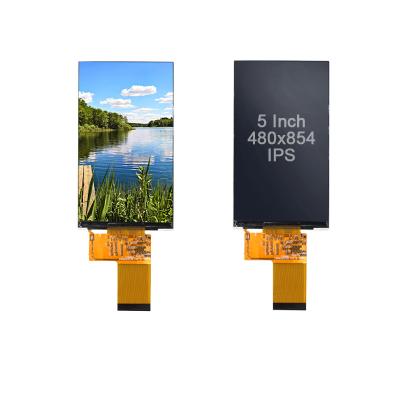 China TFT LCD 5inch 480*854 Resolution Portrait Display Customized 5 Inch 5 Inch IPS LCD Panel for sale