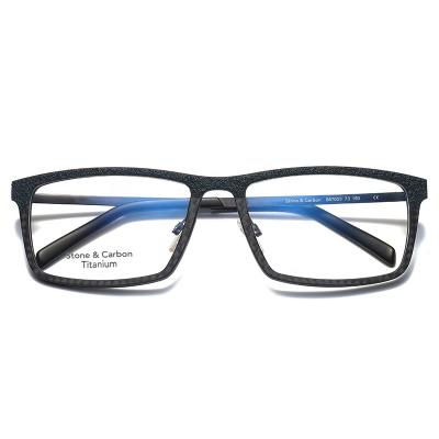 China High End Stone Fiber Optical Reading Glasses Carbon Eyewear Frames for sale