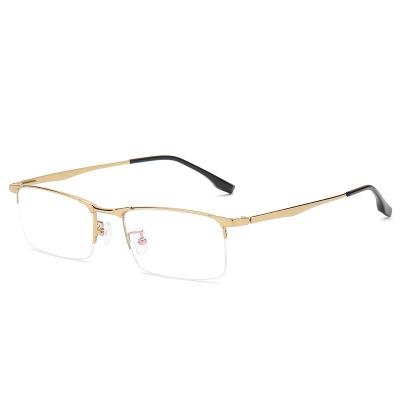 China For Reading Glasses New Glasses Metal Glass Metal Trend Optical Frameless Eyewear Male Te koop