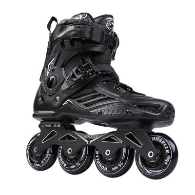 China PU Adult Roller Skates Adult Inline Stripes For Men And Women Skate Shoes for sale