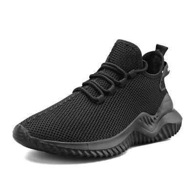 China Sports Breathable Warm Casual Shoes Sneaker Sale Running Shoes For Men And Women Outdoor Fly-knit Upper Light Weight Style Walking Shoes for sale