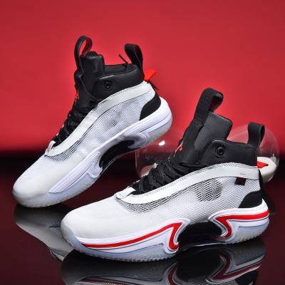 China Fashion Trend Basketball Sports Shoes For Man Sports Lightweight Elastic Soft Shoes Running Jogging Sneakers Wholesale Manufacturing for sale