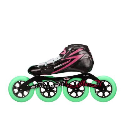 China This is for Profession Skates 2020 Layer Carbon Fiber Quad Roller Skates 4 Wheel Inline Speed ​​Skates Professional Shoes For Adult for sale