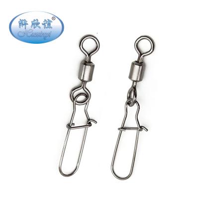 China Hot Sale Copper (Brass) +Stainless Steel Rolling Swivel With Nice Snap For Carp Fishing Tackle Accessories for sale