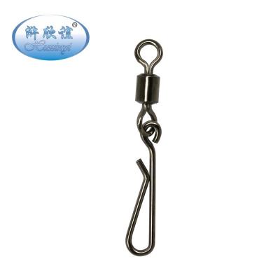 China Copper (Brass) +Stainless Steel Rolling Swivel With Hanging Snap (B) Swivels Fishing Connector Fishing Tackle Accessories for sale