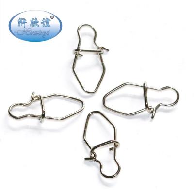 China Stainless Steel in Stainless Steel Fishing Stock Snap Swivels Fishing Swivel Fishing Tackle Rhomboid Interesting Snap Rolling Connector for sale