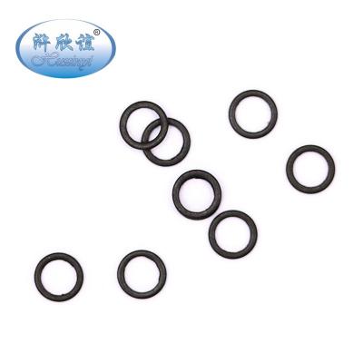 China Stainless Steel Round Rig Rings Carp Fishing Tackle Quick Change Matt Black Fishing Rigs O Rings for sale