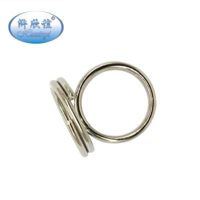 China Stainless Steel Stainless Steel Split Rings For Fishing Lures White Crankbait Hard Bait Double Loop Quick Change Carp Fishing Accessories for sale