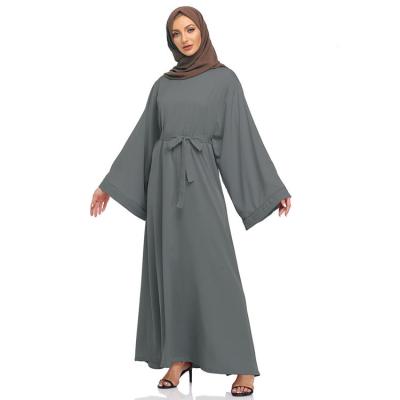 China Wholesale Breathable Many Colors Sample Islamic Clothing Middle East Women Long Dress Plus Size Muslim Dress for sale