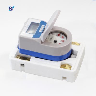 China Intelligent Brass Body RFID DN 15 Water Meter System Digital Smart IC Card Prepaid Water Meters with Software Te koop