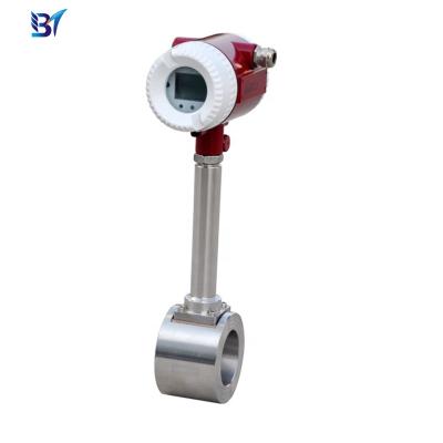 China Tri Clamp Overheated Steam Vortex Flow Meters LCD Display Steam Vortex Mass Flow Meter Te koop