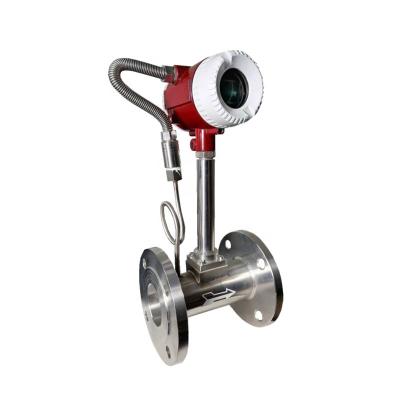 China Gas Precession Vortex Type Air Flow Meter Vapor Stainless Steel Vortex Flow Meter Converter Te koop