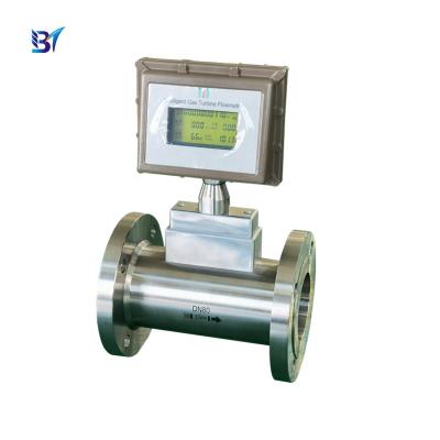 China Propane N2 Nitrogen High Pressure Gas Turbine Flowmeter Turbine Air Flow Meter à venda