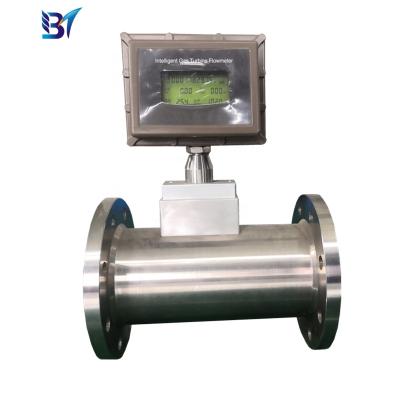 China Modbus communicate natural gas flow meters turbine type gas flow meter for sale