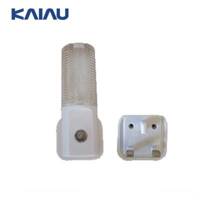 China UK Coin Socket Photocell Sensor LED Night Lamp / UK Socket Photocell LED Night Lamp for sale