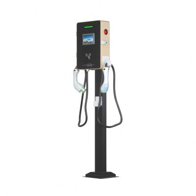 China European Standard EV Charger 14KW Type - 2 EV Electric Vehicle Charger Manufacturers Duel 14kw Connector for sale