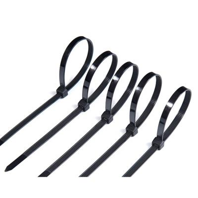 China Nylon Plastic Reusable Releasable Cable Ties Approved Loop Wrap Nylon Zipper BundleTies for sale