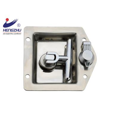 China Mirror Hengzhu MS830-1 Stainless Steel Panel Lock Outdoor Electric Tool Box Locks Paddle Handle T-Handle Lock for sale