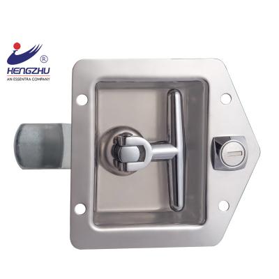 China Exterior Mirror Hengzhu MS5094Z SUS304 Stainless Steel T-Handle Truck Tool Box Pallet Handle Lock for sale