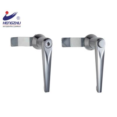 China Hengzhu MS301-1 Electric Powder Zinc Die Casting Metal Cabinet Lock Handle Swing Handle Cabinet Handle Lock for sale