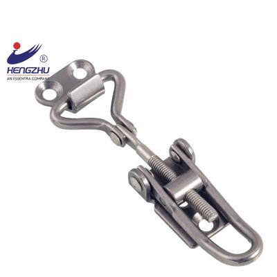 China SteelStainless Hengzhu Latch Lock DK120-2 SUS304 Stainless Steel Spring Compression Hasp Lock for sale