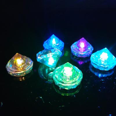 China Indoor Decoration Factory Sales Diamond Glowing Ice Cubes Multi Color-Changing Led Light For Club Bar KTV Party Wedding Decor for sale