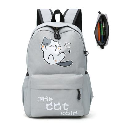 China Custom Anti-theft Cute Logo School Bags School Backpack For Kids Girl Boys for sale