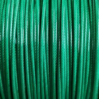 China Stainless Rubber Rope Guangdong Plastic Coated Plastic-coated Steel Wire Rope for sale