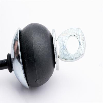 China Good Tension And Durability Factory Gym Machine Cable Tpu Coated Fitness Equipment Cable With Eyelet And Black Ball for sale