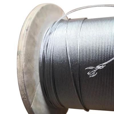 China Black Wire Rope Safety 304 Stainless Steel High Tension High Cost Effective for sale