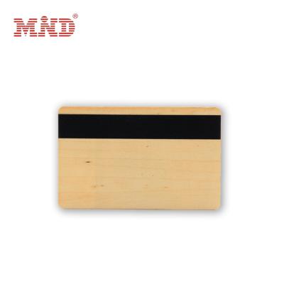 China Standard Size Waterproof/Raincoat Printing Wooden Business Card for sale