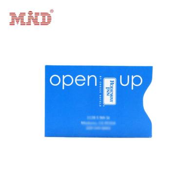 China Customized hot sale rfid hotel key card sleeves for sale