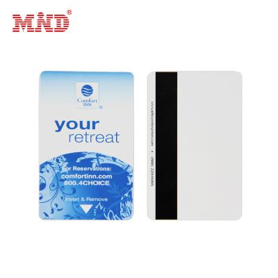 China Waterproof/waterproof hotel cr80 key card magnetic cards with hico mag stripe card encoder for sale