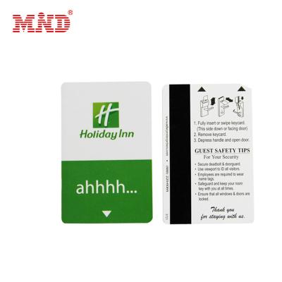 China Restaurant custom rfid smart magnetic stripe blank plastic card for sale