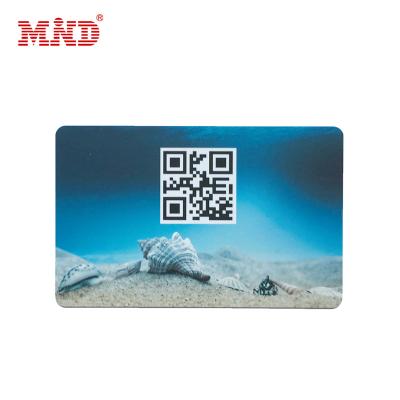 China Restaurant Laminated PVC Card With Card Number And QR Barcode Code for sale