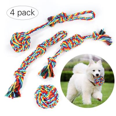 China Amazon Best Sustainable Selling Dog Rope Toy With Tennies Ball Chew Toys For Dogs Seasoned Than Clean Teeth for sale