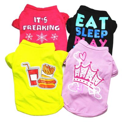 China Fashionale Fashionale Clothing Summer Slim Shirt Dog Clothes Animal Pet Clothes For Dog for sale