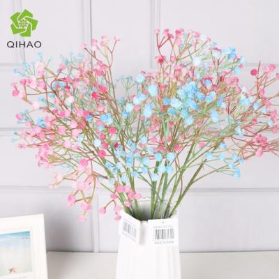 China QiHao Table Artificial Gypsophila Flower Centerpiece Wedding Babys-Breath for sale