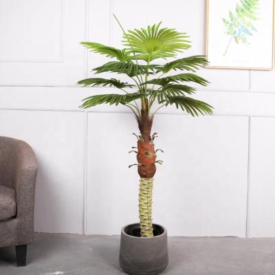 China QiHao Indoor Decoration Artificial Plant Tree Bonsai Artificial Palm for sale