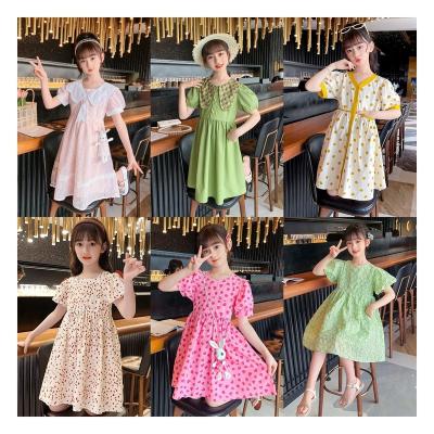 China Hot Sale 2021 New Styles Girls' Dresses Girls' Dress Summer Children's Anti-wrinkle Children's Dress Dresses for sale