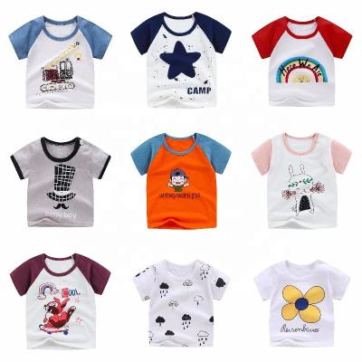 China Wholesale Anti-Shrink Stylish Cotton T-shirt Clothes New Arrival 100% Custom Print T-shirt for Kids Baby Boy and Girls T-shirts for sale