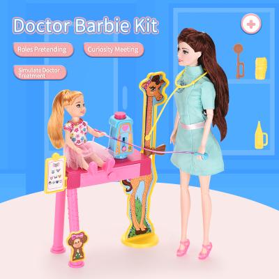 China DIY TOY Newest Common Cute 11.5 Inch Physical Examination Doctor Height Measurement Blood Pressure Baby Toy Gift Small for sale