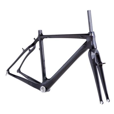 China Road Bikes Chinese Baolijia Full Toray Carbon Fiber Bicycle Parts T700 V Brake Cyclocross Carbon Frame FM058 for sale