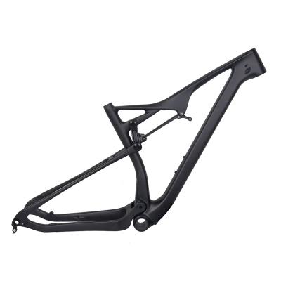 China For Axle Top quality T700 carbon fiber DI2 through mountain mtb frames full suspension 29er carbon frame M06 for sale