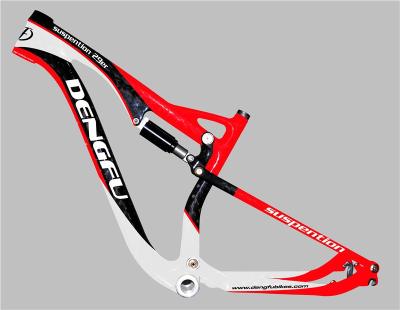 China Competitive Mountain Bikes Full Suspension 29er MTB Carbon Bicycle Frame China for sale