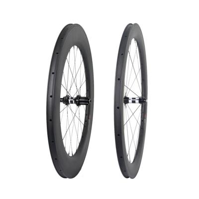 China China 700C Carbon Anvil Wheel Front 60mm Rear 88mm Bicycle Carbon Wheels for sale